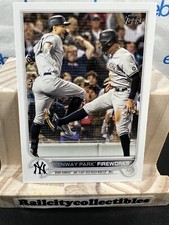 2022 Topps Series 2 #399 Fenway Park Fireworks Judge Stanton New York Yankees