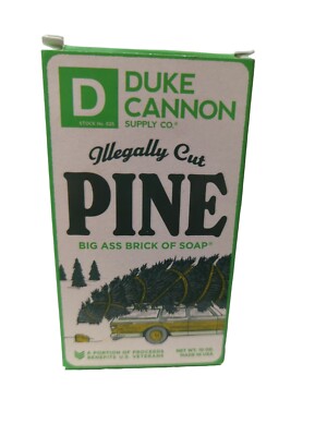 Duke Cannon Illegally Cut Pine Big Ass Brick of Soap 10 oz NEW IN BOX