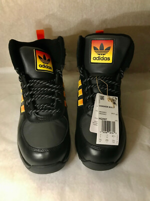 Adidas Chasker Leather Boots Black Yellow HQ2067 Size 7.5  display picture 3