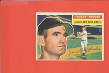 1956 Topps #50 Dusty Rhodes NY Giants EX/NM DP Lot # 4716