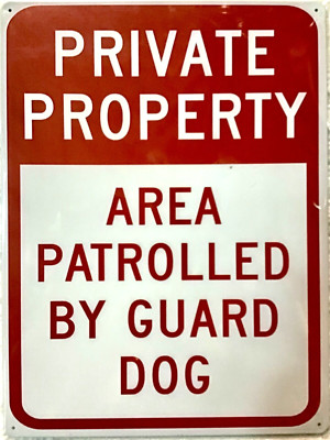 FREE SHIPPING! BUY -make OFFER B4 it s SOLD! Private Property 12x16 TIN SIGN #58