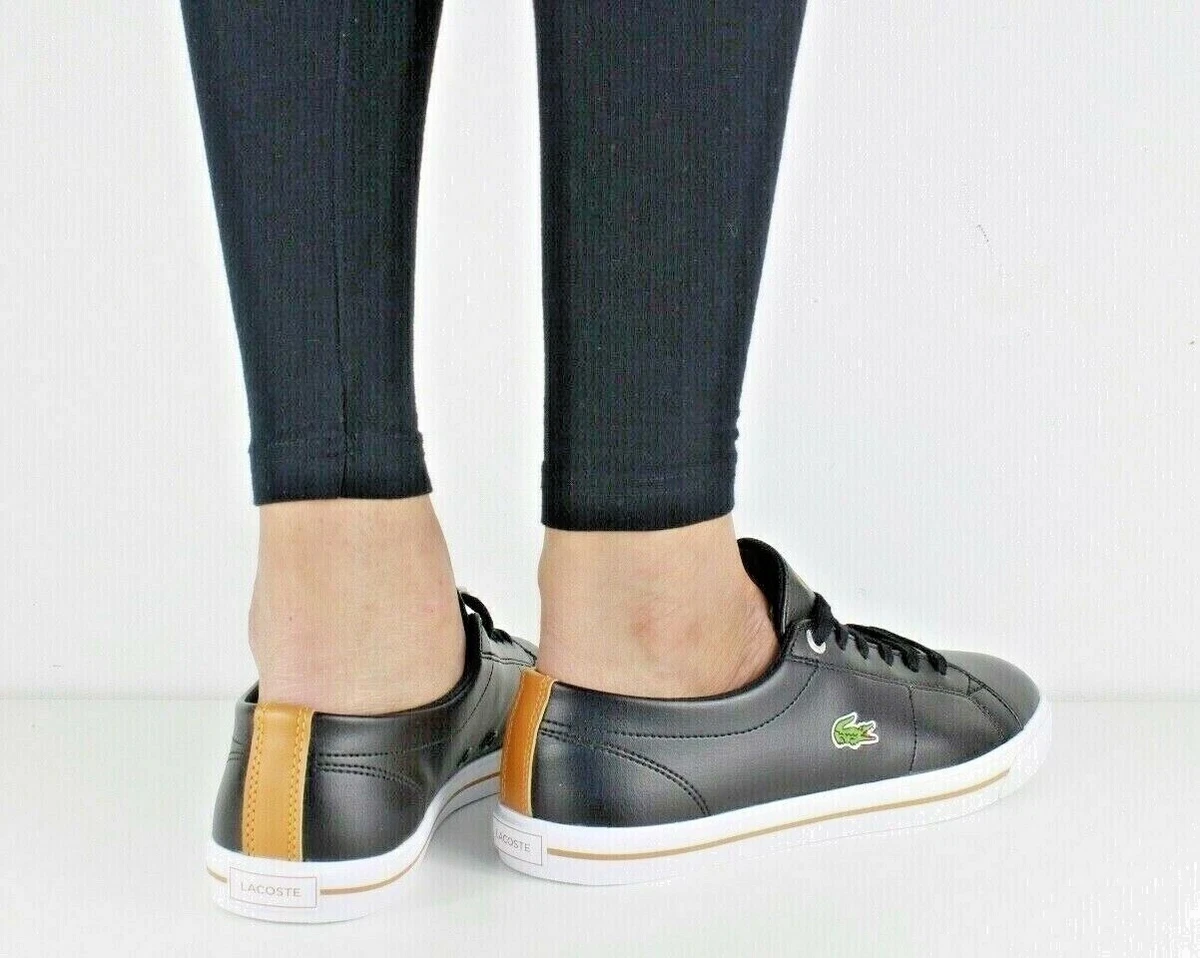Lacoste womens hotsell riberac leather trainers