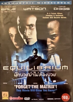 Equilibrium (2002) DVD R0 - Christian Bale, American Science Fiction Action