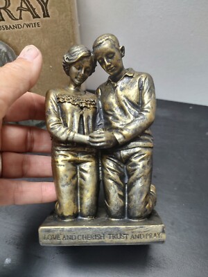 Called To Pray  By Dickson - Husband Wife Love And Cherish Figurine EUC