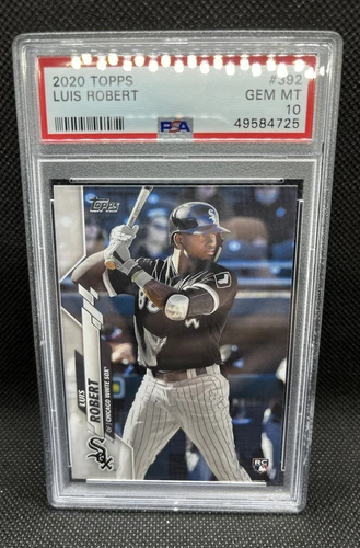 2020 Topps series 2 #392 Luis Robert RC PSA 10 Chicago White Sox