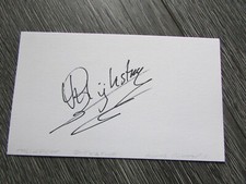 Meindert Dijkstra Notts County Dutch Football Player Hand Signed Card