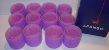 24 womens fast easy VOLUME Self Grip Hair Rollers pack curlers 2 1/2" 2"