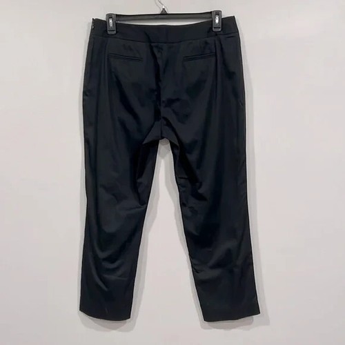 Anne Klein Black Side Zip Straight Leg Dress Pants 12 - Picture 3 of 3