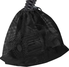 17.7"X 17.7" Large Pump Barrier Bag Pond Pump Filter Bag Black Media Nylon Mesh 