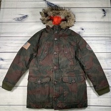 Ralph Lauren Polo Women’s Coat Down Filled Camo Military Style Size Xl 18 20