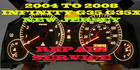 Fits Infiniti G35 G35X 2004 05 06 07 08 Cluster Soft & Odometer Calibration Serv