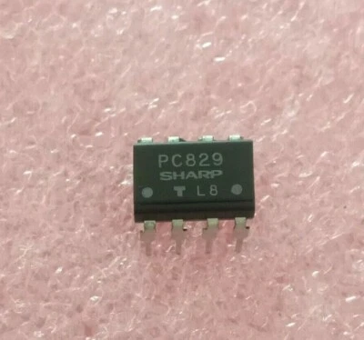 1pcs PC829 High Density Mounting Type Photocoupler 2 CH. 8 DIP SHARP