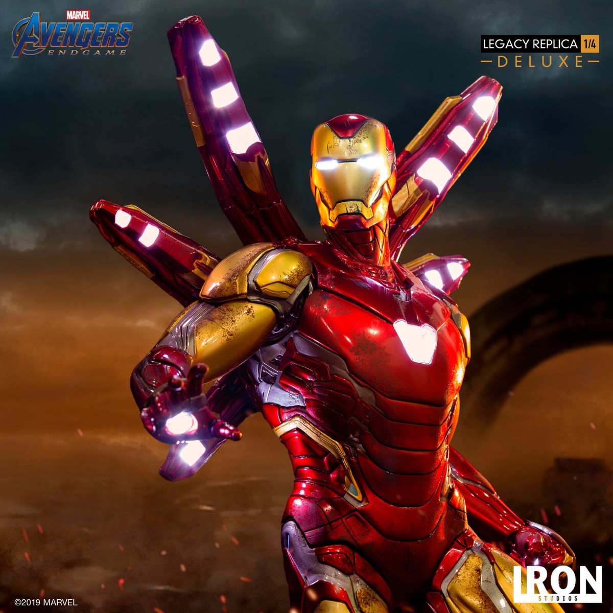 Iron Studios Iron Man Mark LXXXV Deluxe Legacy Replica 1/4