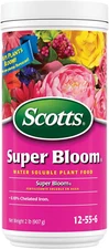 Scotts Super Bloom Water Soluble Plant Food, 2 Lb - NPK 12-55-6 - Fertilizer for