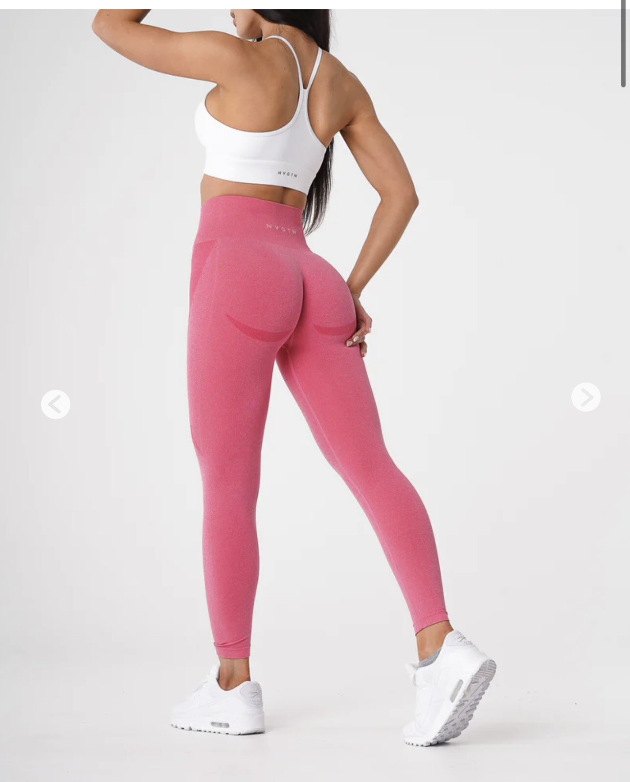 NVGTN Pink Contour Seamless Leggings Small | eBay