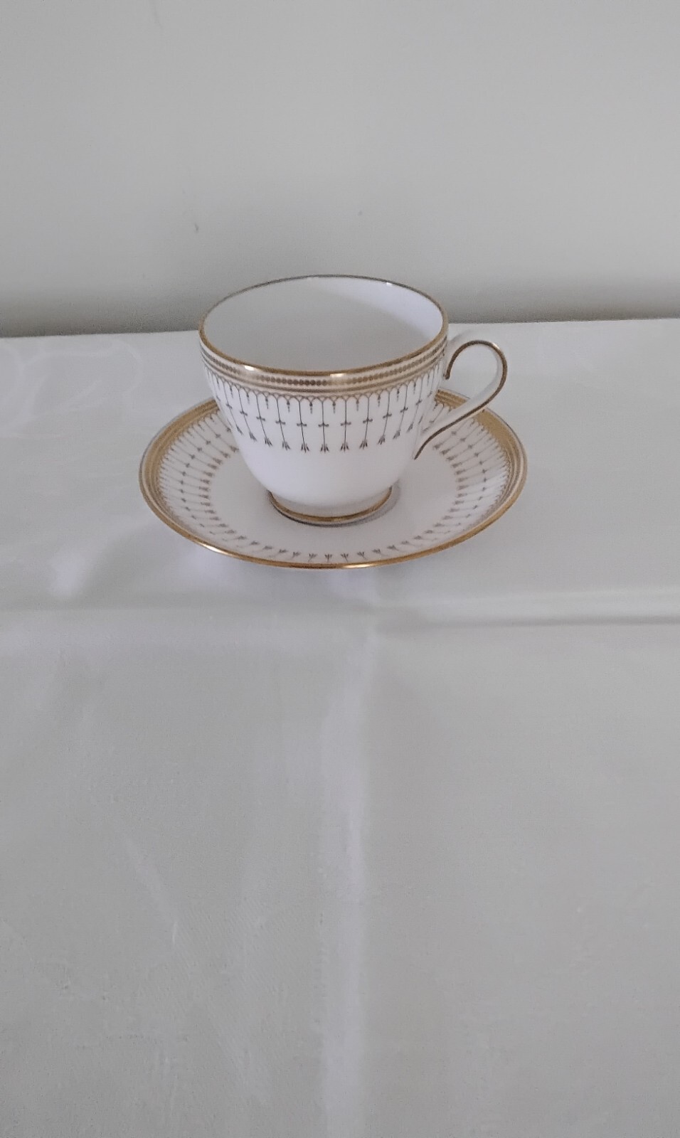 Vintage Spode Tea Cup & Saucer  "Queens Gate" Pattern Made In England Lovely!
