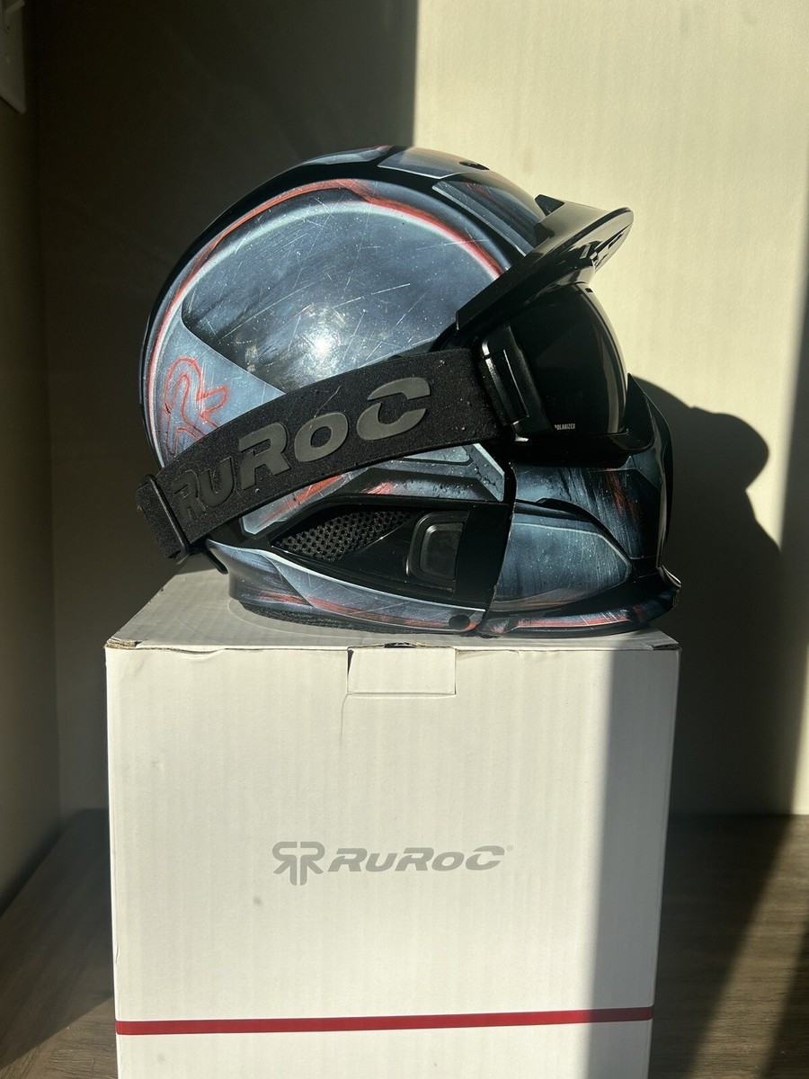 Ruroc RG1-DX Helmet Chaos Inferno Snowboard Helmet Youth Large