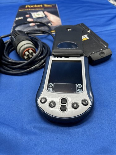 Caterpillar Pocket Tec Palm 130m With 2 Cradles And 1 6 Pin Data Cable Untested - Picture 5 of 13