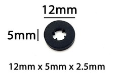 Rubber washers o rings spacers. 5mm washers 12mm washers EPDM Black rubber