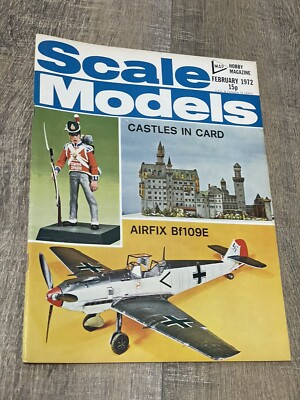 FEB 1972 SCALE MODELS model magazine