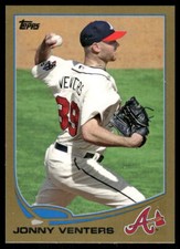 Jonny Venters 2013 Topps Gold /2013 #201 Atlanta Braves