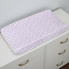 Sweet Fawn Floral Super Soft Changing Pad Cover by Dwell Studio