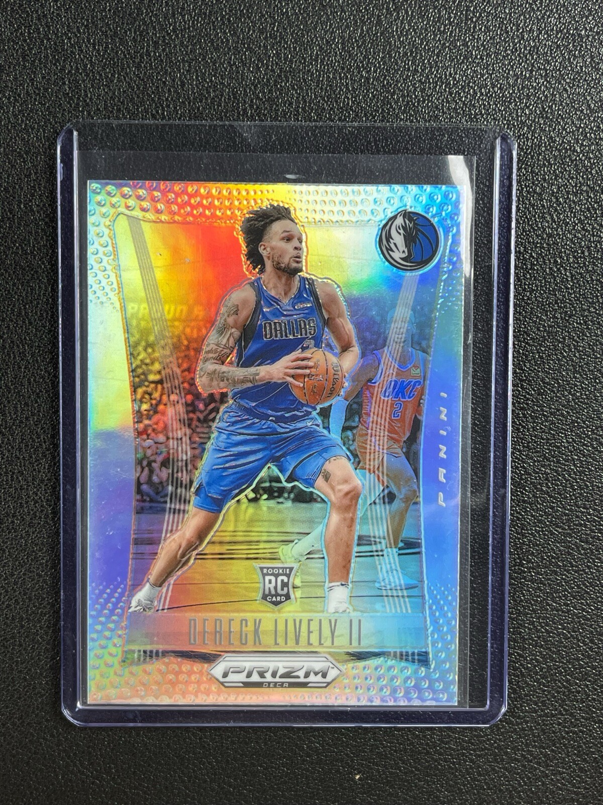 DERECK LIVELY II 2023-24 PANINI PRIZM DECA #96 SILVER ROOKIE CARD RC