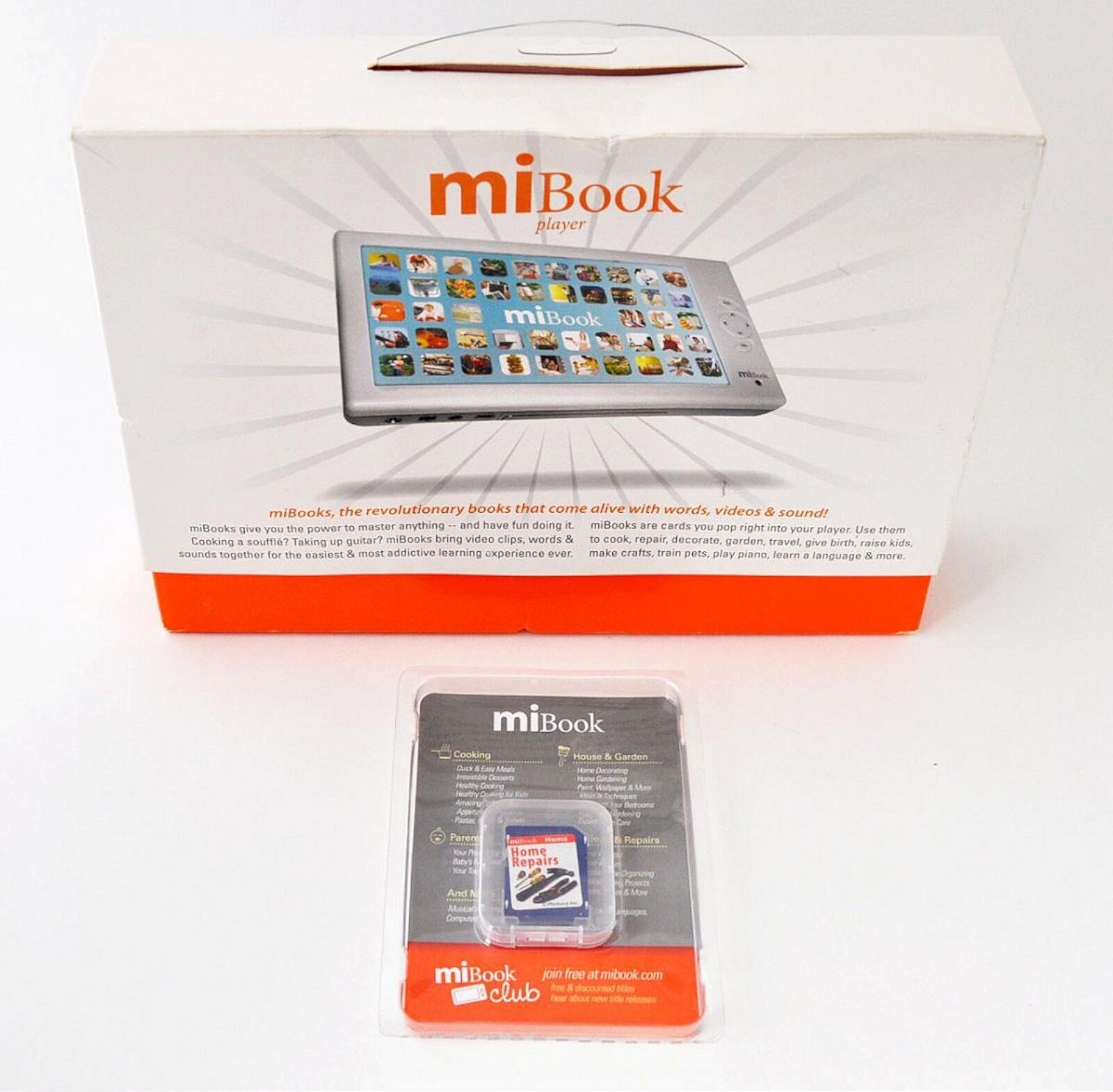 MiBook MB100 Digital Player & Home Repairs eBook eReader MH208 pad tab unit