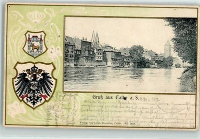 13437522 - 3310 Calbe Coat of Arms 1902