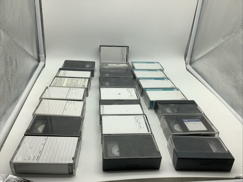 Lot of 22 VHS-C Camcorder Video Cassette Tapes Used TDK Maxell Panasonic JVC