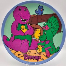 1997 Barney Baby Bop Hard Plastic Plate Kids Dinner Dish The Lyons Group