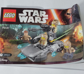 2 LEGO Star Wars Sets Microfighters Clone Turbo Tank + Resistance Trooper Pack