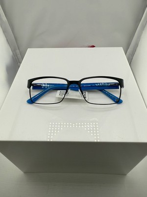 Randy Jackson RJ 1061 172 Black/Blue Eyeglass Frames 53-17-140 NWT