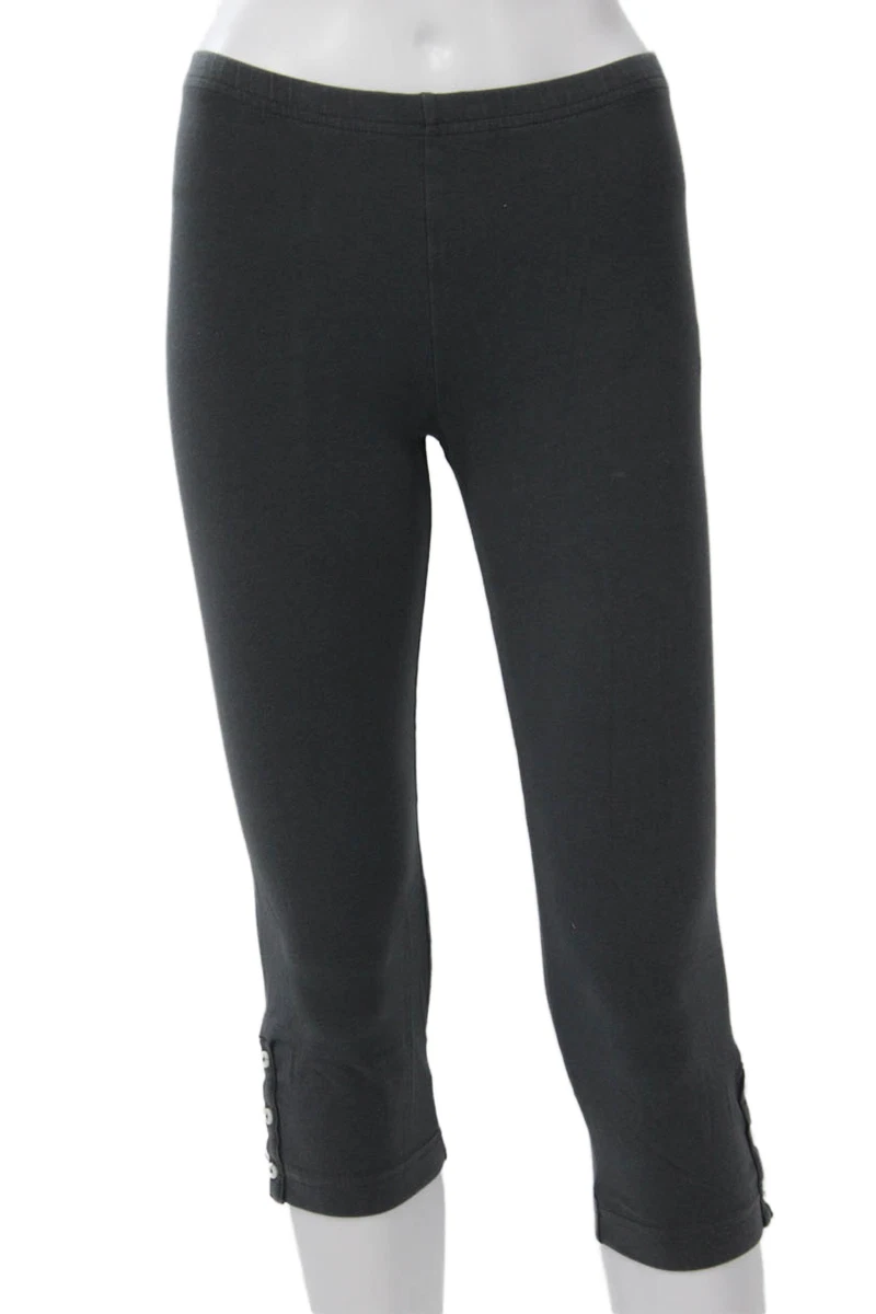 Legging Taille Haute American Apparel – Noir, Brillant, Nylon Tricot, Taille S