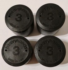 AMF Heavy Hands 3 Lb Weights Lot Of 4 Aerobic...