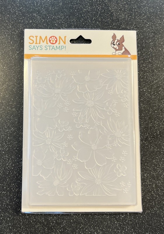 Simon Says Stamp Blossom Bursts Embossing Folder~New-No Longer Available