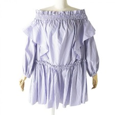 Alexander McQueen 507776 Off Shoulder Long Sleeve Dress Italy 42