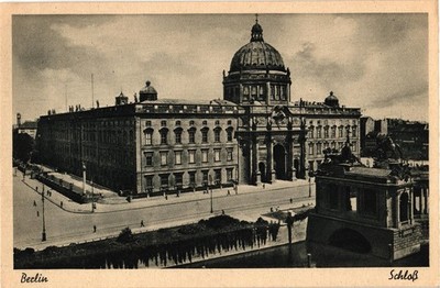 Vintage Berlin Schloss Real Photo Postcard by W. Meyerheim 1940s