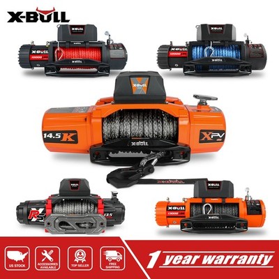 X-BULL Electric Winch 14500LB 13000LB 12000LB 10000LB Winch 12V 4WD Trailer Jeep