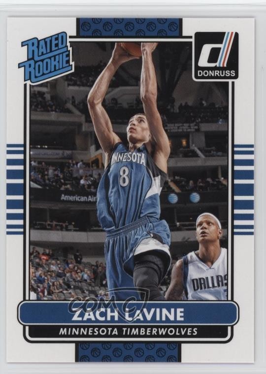 2014-15 Panini Donruss Rated Rookies Zach LaVine #221 0t02