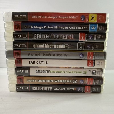 PS3 Game Bundle X9 | Grand Theft Auto | Call Of Duty | Far Cry Plus More     