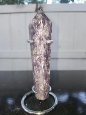 Lepidolite scepter! 5.8 ounces, 5 inches