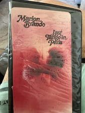 Last Tango in Paris Marlon Brando Vintage VHS 1972 Release MGM Home Video Movies