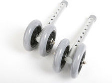 Dual 5 In. Wheels for Bariatric Walker, 1 Pair
