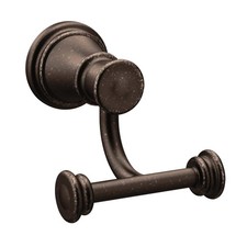 Moen YB6403ORB Oil Rubbed Bronze Double Robe Hook