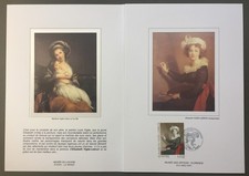 France, 2002, Encart Cérès, 1ᵉʳ jour du timbre N°3526 Tableaux VIGÉE-LEBRUN