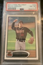 2012 Topps Pro Debut - Nolan Arenado #205 (RC) PSA - 8 NM-MT