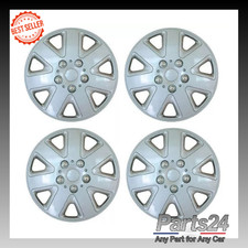 Set of 4 14" Silver Wheel Trims / Hub Caps fits Peugeot 106 107 206 207