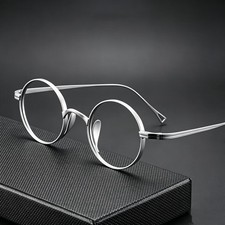 Round Titanium Reading Glasses Ultralight for...