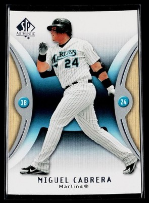 2007 SP Authentic Set-Break #19 Miguel Cabrera, Near Mint or Better , (HUCK'S)